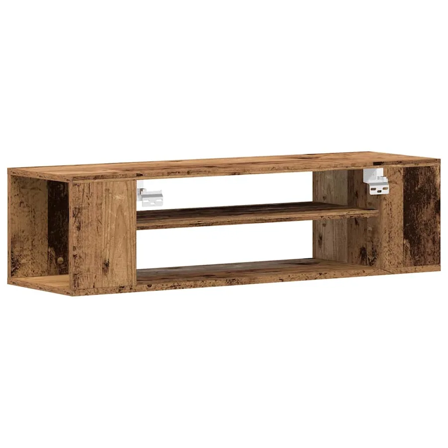 Meuble TV Bois ancien 100 x 30 x 26,5 cm Bois d'ingénierie - 5