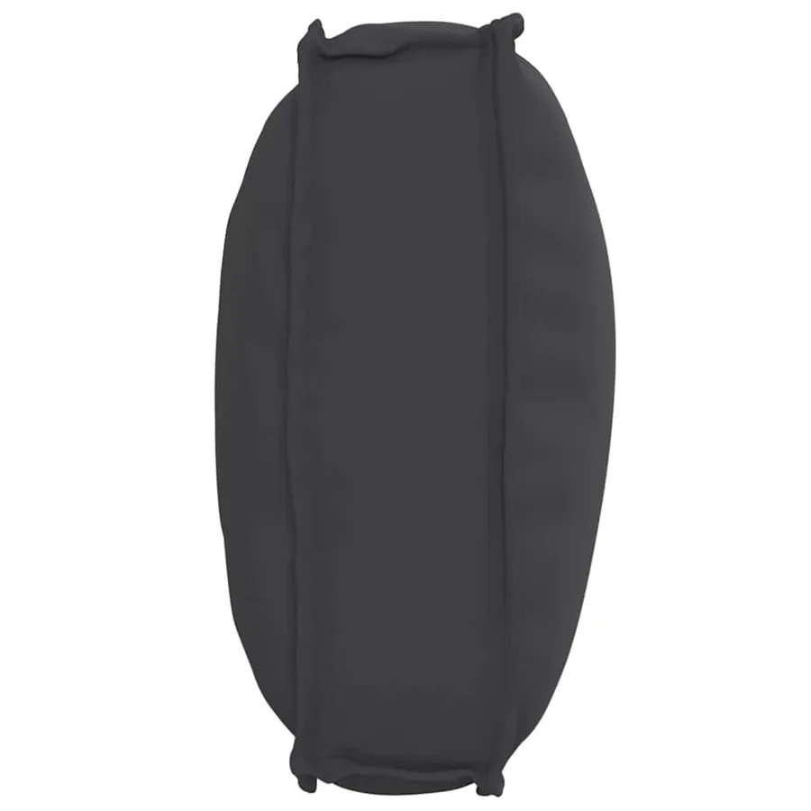 Coussin Noir 70 x 40 x 12 cm Tissu Oxford - 4