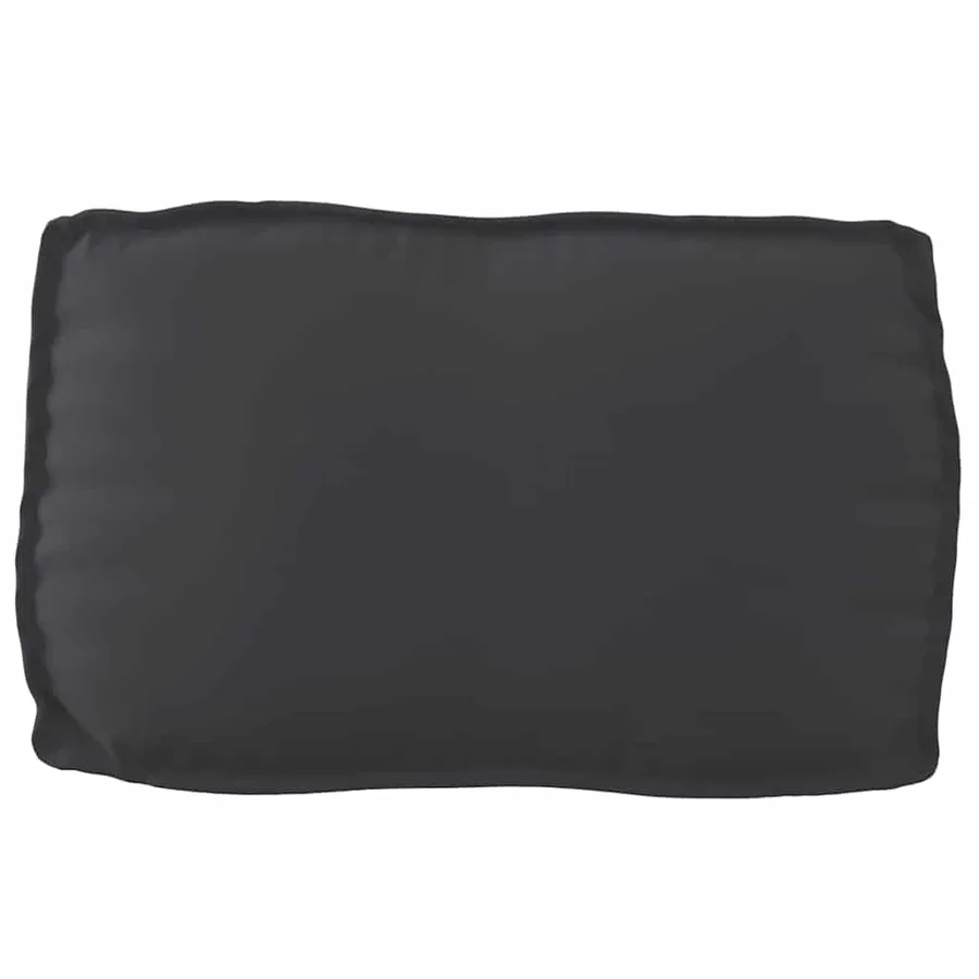 Coussin Noir 70 x 40 x 12 cm Tissu Oxford - 5
