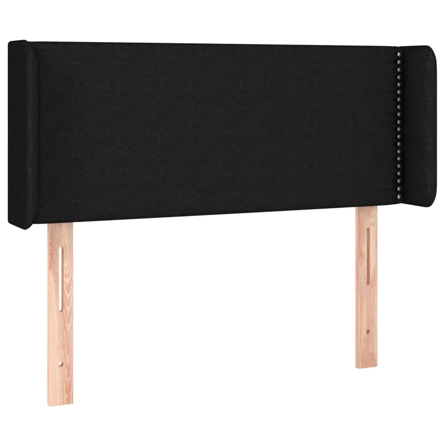 Tête de lit à LED Noir 103x16x78/88 cm Tissu - 3
