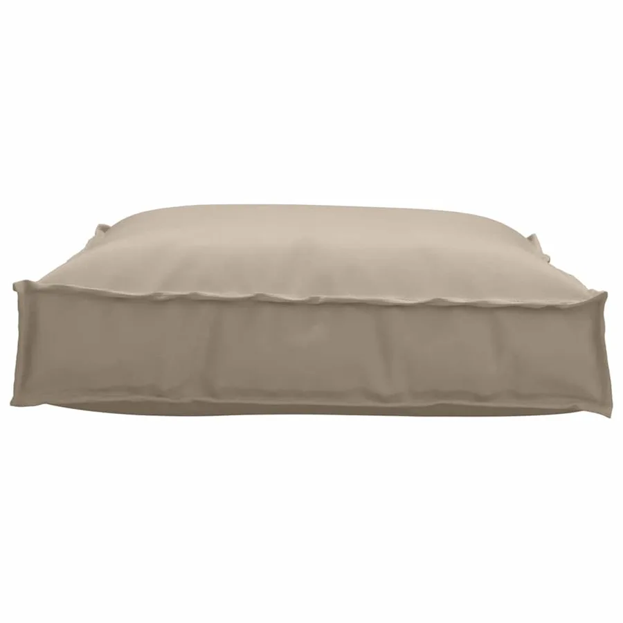 Coussin Taupe 70 x 70 x 12 cm Tissu Oxford - 4