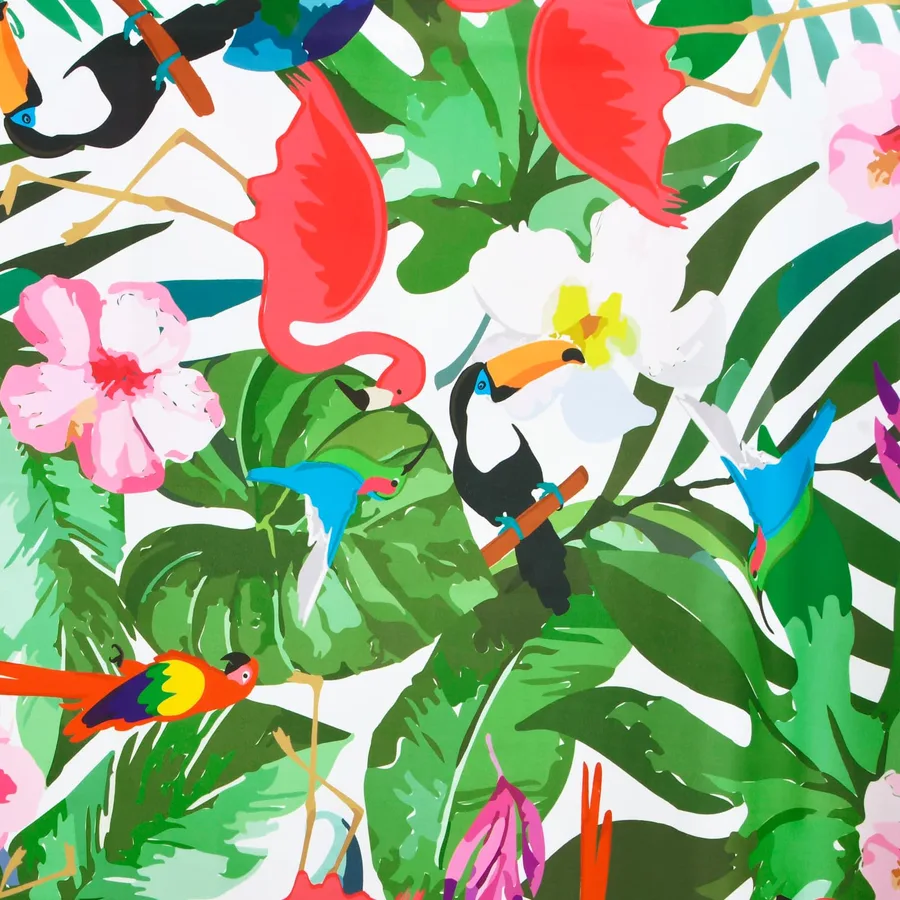 Set de coussins de palette 2 pcs Jungle tropicale Tissu Oxford - 8