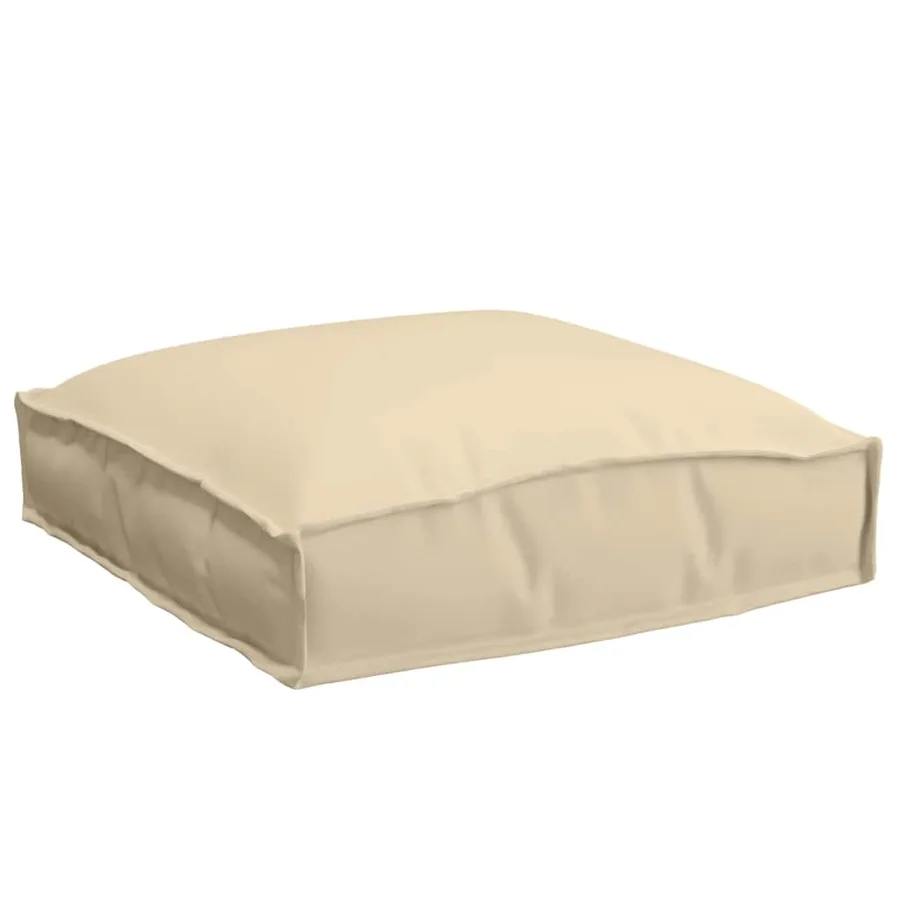 Coussin 2 pcs Beige 40 x 40 x 8 cm Tissu Oxford - 5