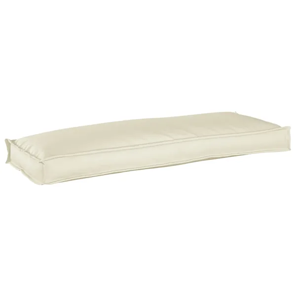 Coussin Crème 110 x 40 x 8 cm Tissu Oxford