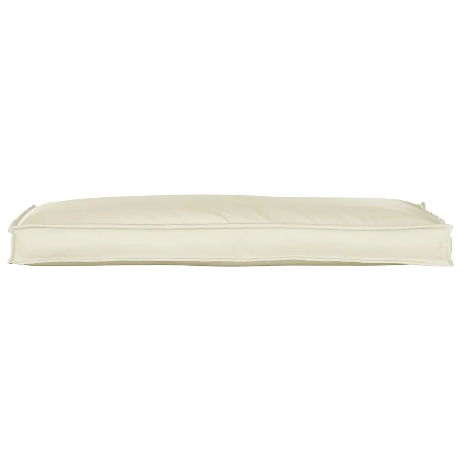 Coussin Crème 110 x 40 x 8 cm Tissu Oxford - 3
