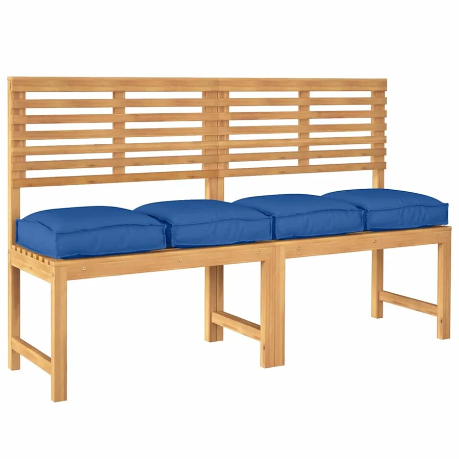Coussin 4 pcs Bleu royal 40 x 40 x 8 cm Tissu Oxford - 3