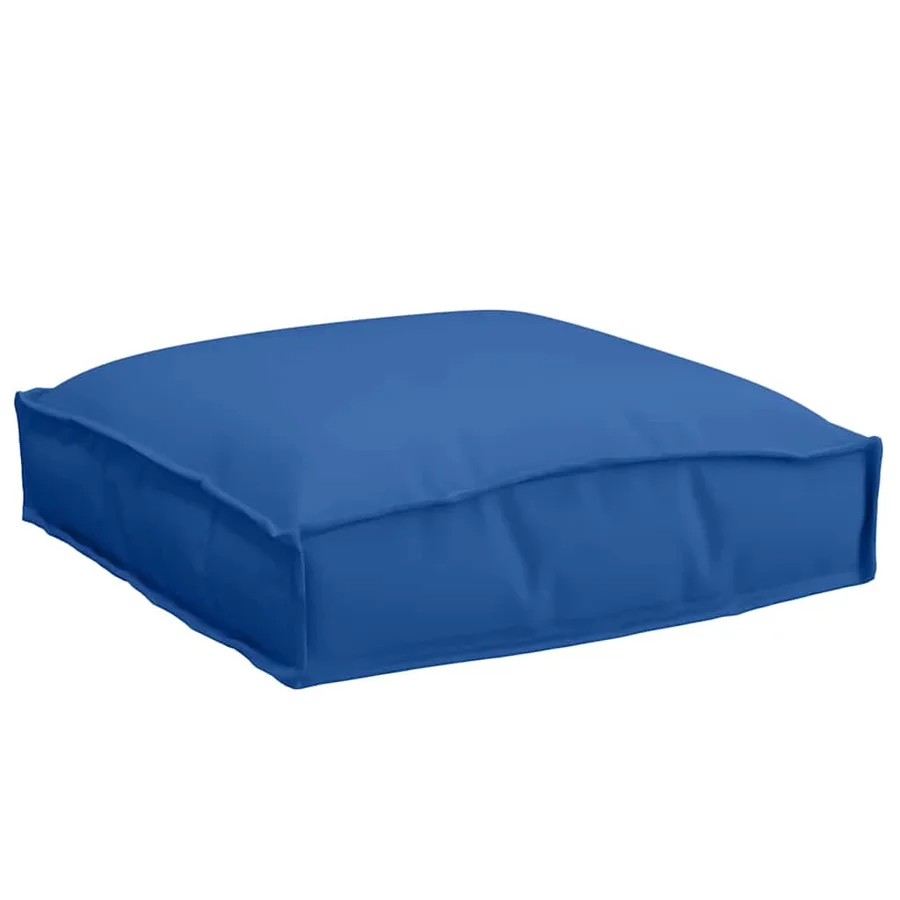 Coussin 4 pcs Bleu royal 40 x 40 x 8 cm Tissu Oxford - 5