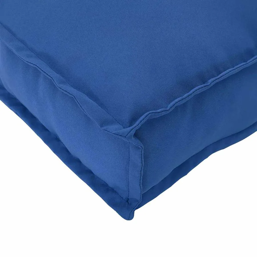 Coussin 4 pcs Bleu royal 40 x 40 x 8 cm Tissu Oxford - 9