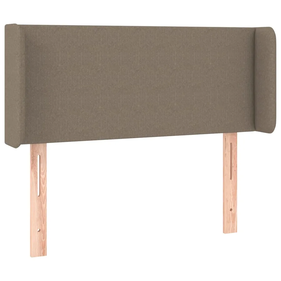 Tête de lit à LED Taupe 93x16x78/88 cm Tissu - 3