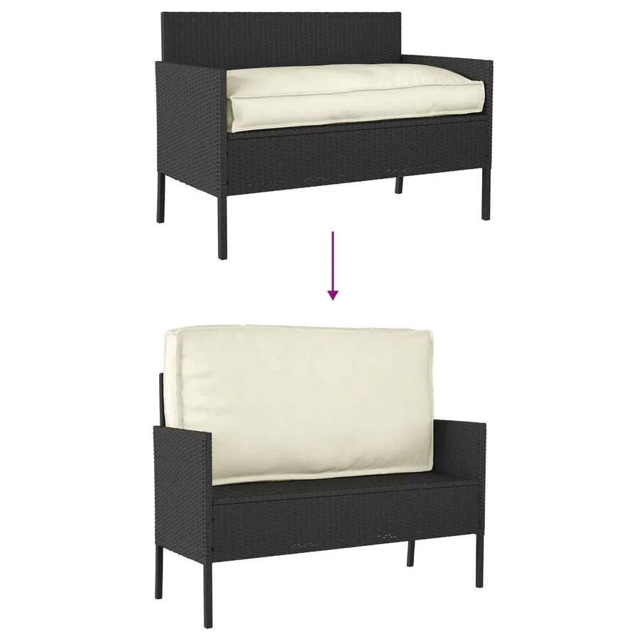Coussin Crème 120 x 60 x 12 cm Tissu Oxford - 8