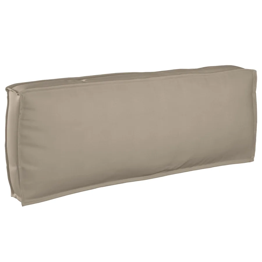 Coussin Taupe 120 x 40 x 12 cm Tissu Oxford