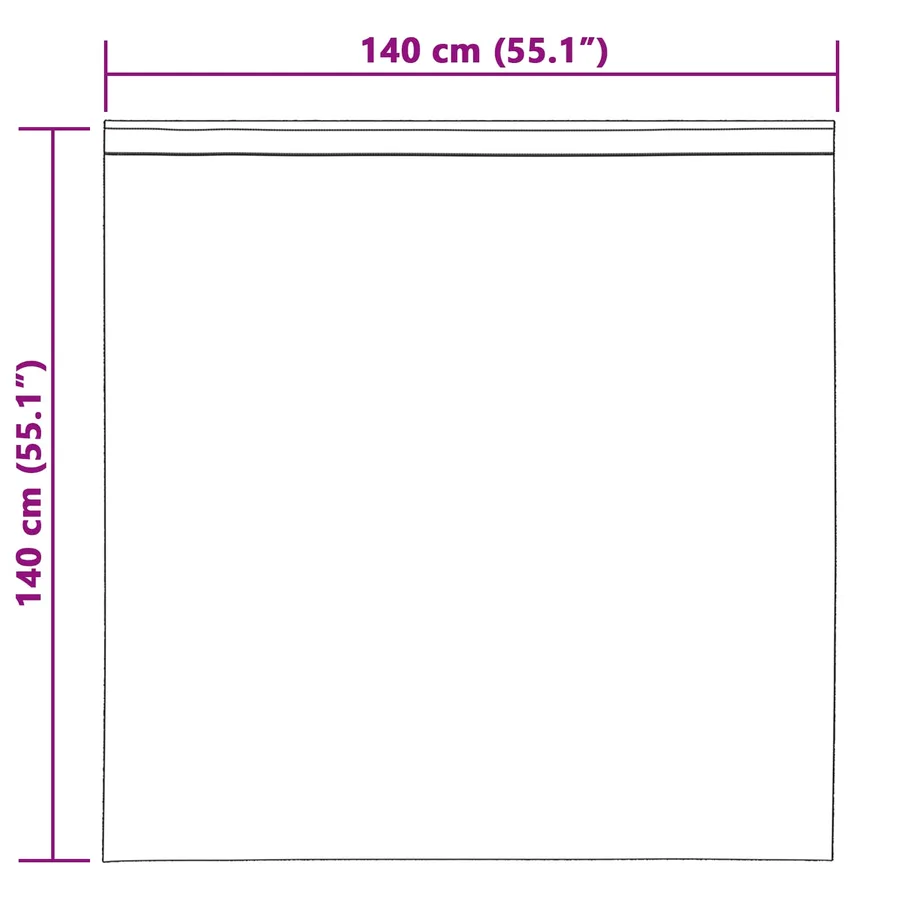 Rideaux occultants 2 pcs Gris foncé 140 x 140 cm Velours - 6