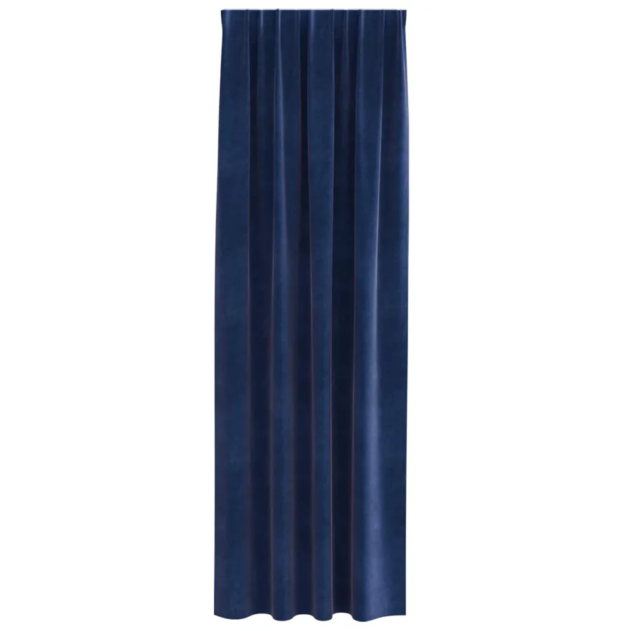 Rideaux occultants 2 pcs Bleu foncé 140 x 260 cm Velours - 4