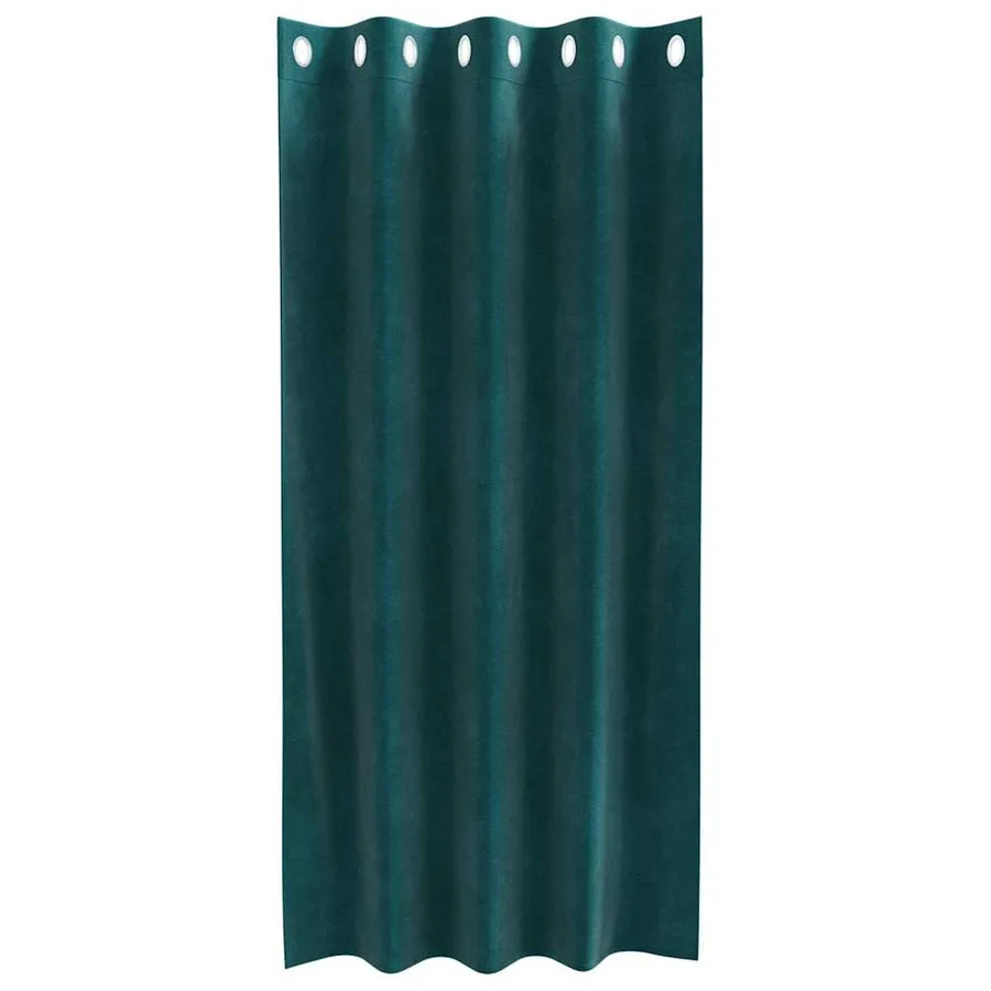 Rideaux occultants 2 pcs Vert foncé 140 x 175 cm Velours - 4