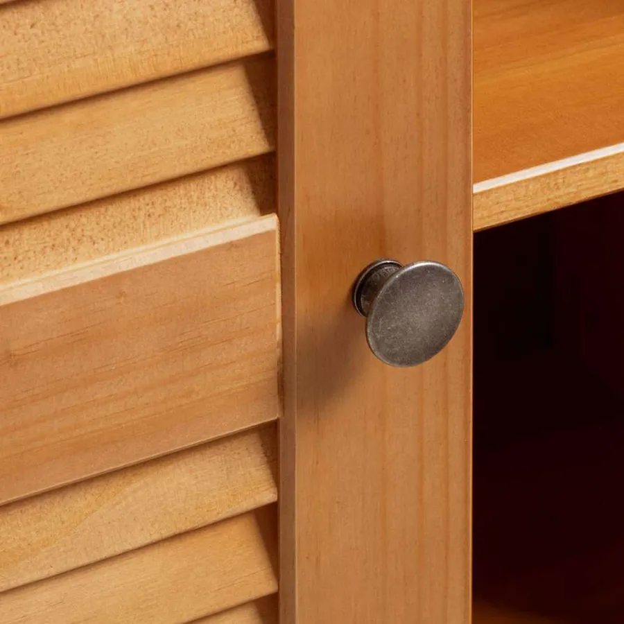 Armoire de salle de bain avec porte VIGO Marron et Marron Miel - 10