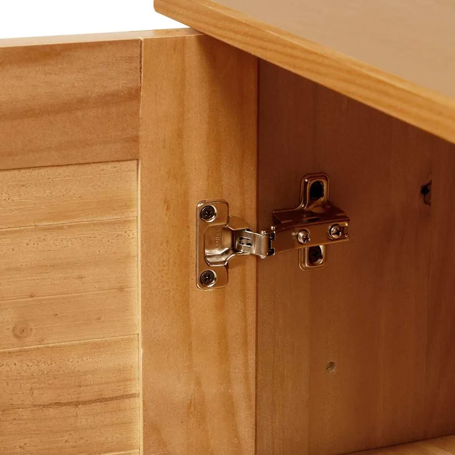 Armoire de salle de bain avec porte VIGO Marron et Marron Miel - 9