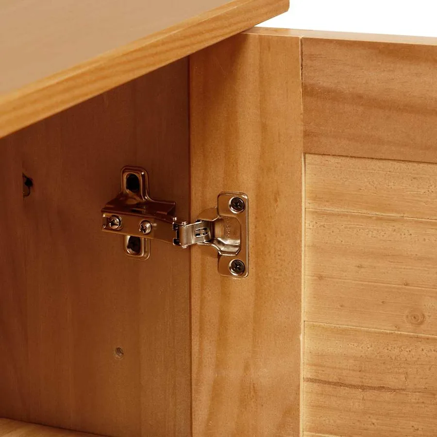 Armoire de salle de bain avec porte VIGO Marron et Marron Miel - 9
