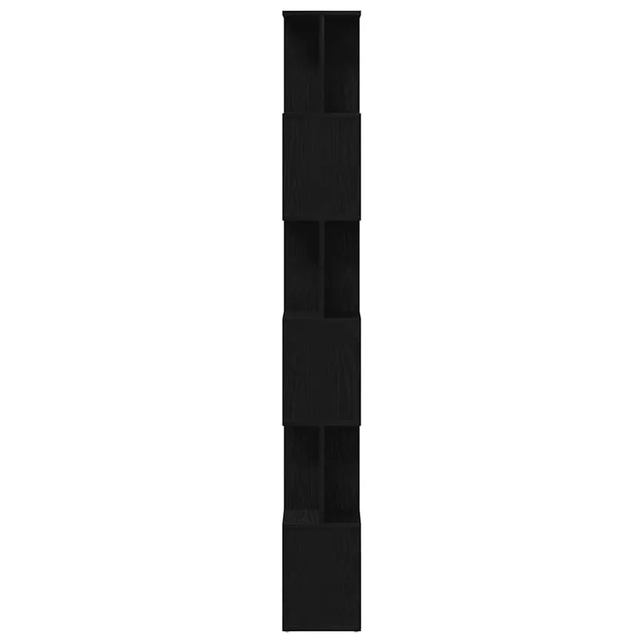 Bibliothèque en chêne noir 80 x 24 x 190,5 cm bois d'ingénierie - 6