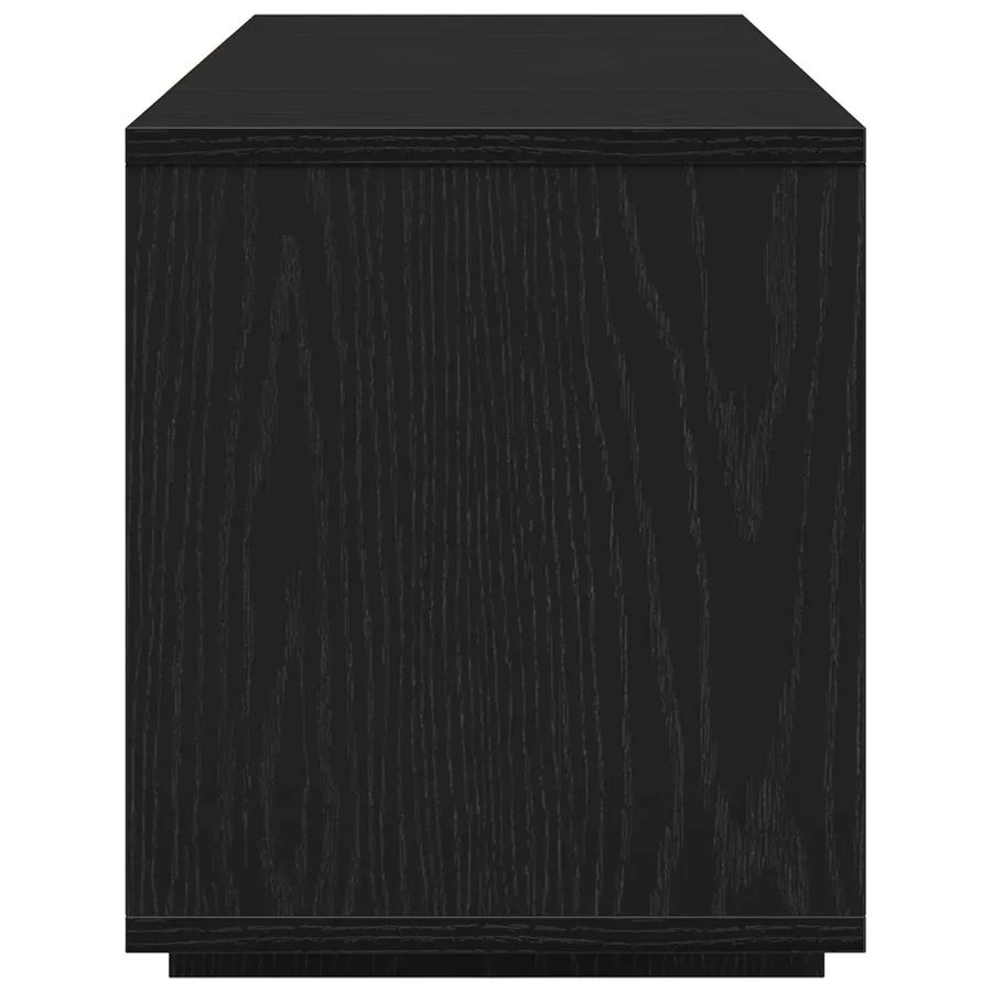 Meuble TV 130 x 35 x 50 cm Chêne noir Bois d'ingénierie - 7