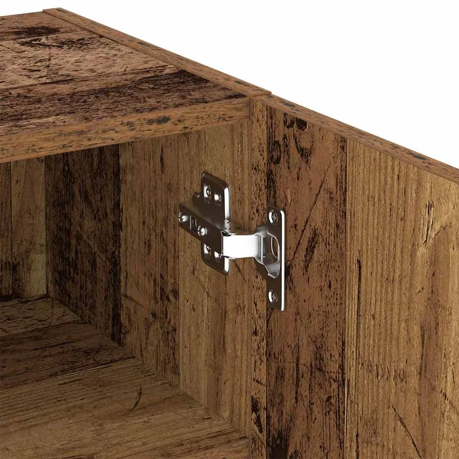 Meuble TV 4 pcs Bois ancien Bois d'ingénierie - 16