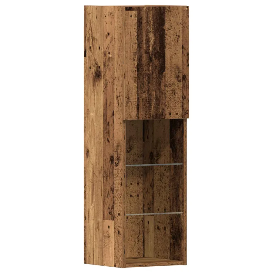 Meuble TV 4 pcs Bois ancien Bois d'ingénierie - 8