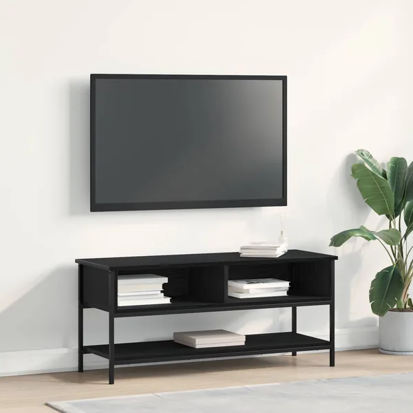 Ensemble meuble TV Montage mural Chêne noir 100 x 35 x 45 cm