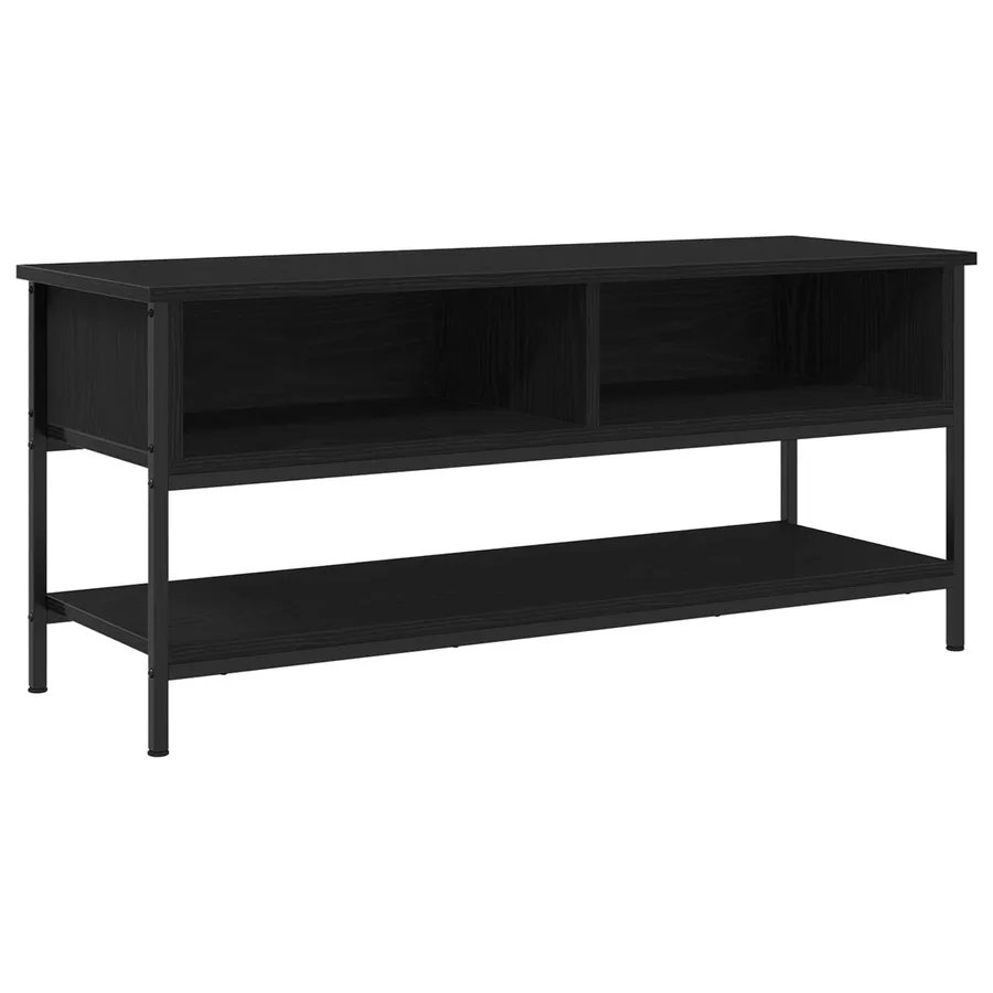 Ensemble meuble TV Montage mural Chêne noir 100 x 35 x 45 cm - 2