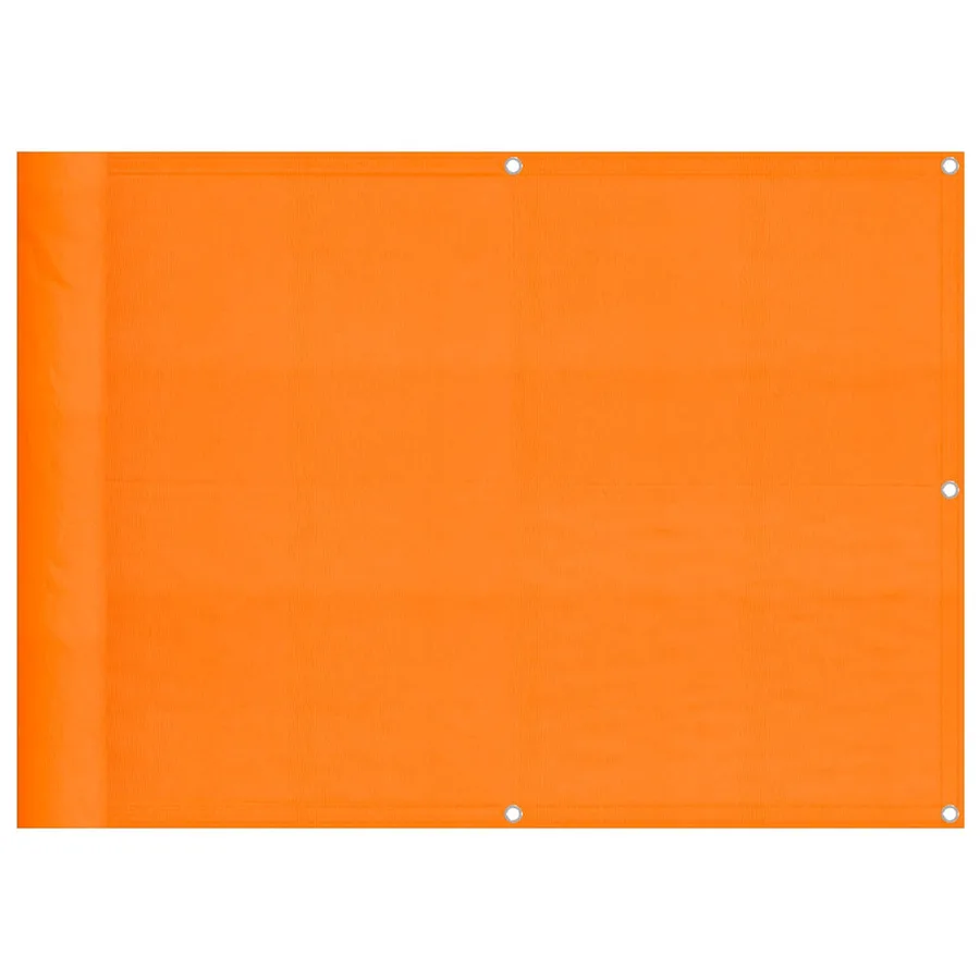 Paravent de balcon orange 75 x 1000 cm 100 % polyester Oxford - 2