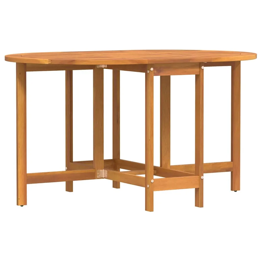 Table de Jardin 5 pcs Marron Bois d'Acacia Massif - 5