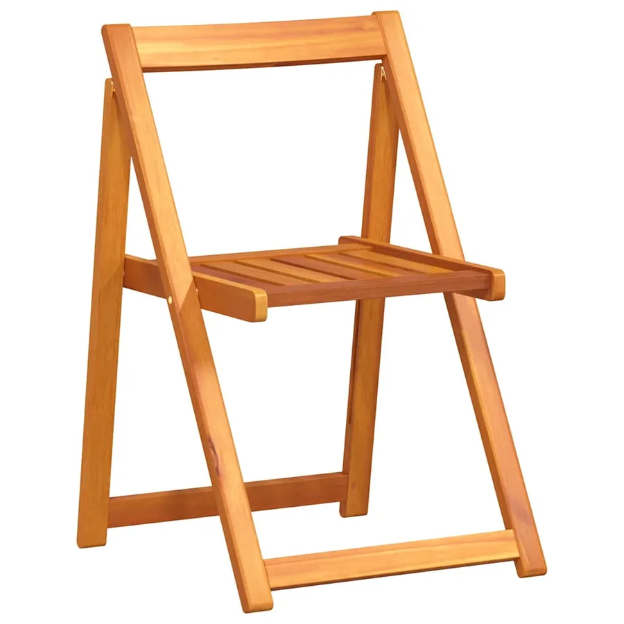 Table de Jardin 5 pcs Marron Bois d'Acacia Massif - 6