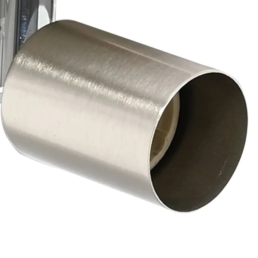 Spot de plafond avec des projecteurs Nickel 12 x 8 cm Acier - 10