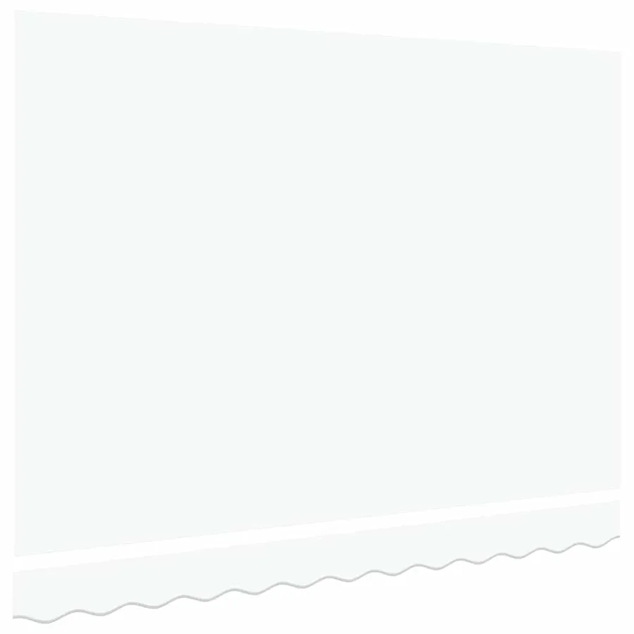 Toile de rechange pour auvent Blanc 3,5 x 2 m Polyester - 4