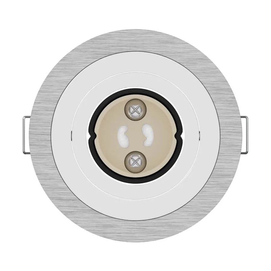 Projecteur Argenté 9 x 9 x 2 cm Aluminium - 6