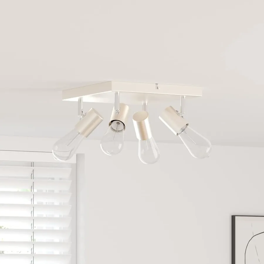 Spot de plafond Nickel 26,5 x 26 x 11,5 cm Métal