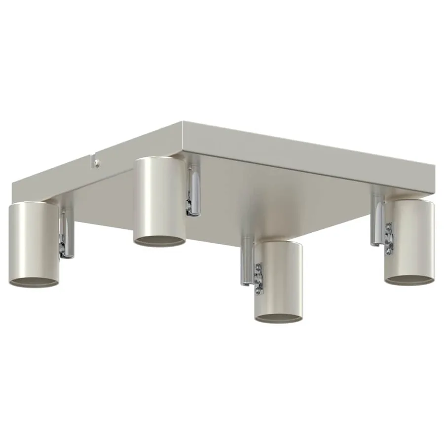 Spot de plafond Nickel 26,5 x 26 x 11,5 cm Métal - 5