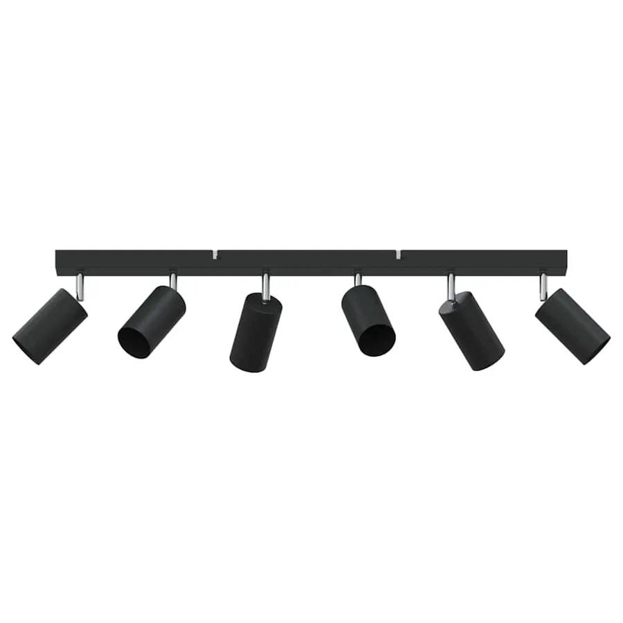 Spot de plafond avec des projecteurs Noir 73 x 6 x 16 cm Métal - 2