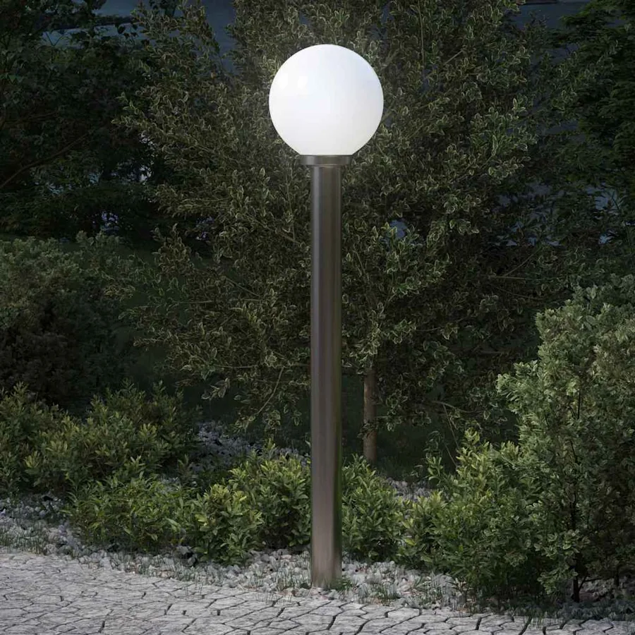 Borne lumineuse 120 cm en acier inoxydable IP44