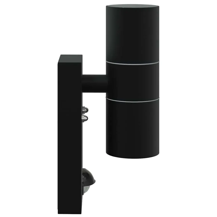 Applique Murale Extérieure 2 pcs Noir 7 x 10 x 22 cm - 6