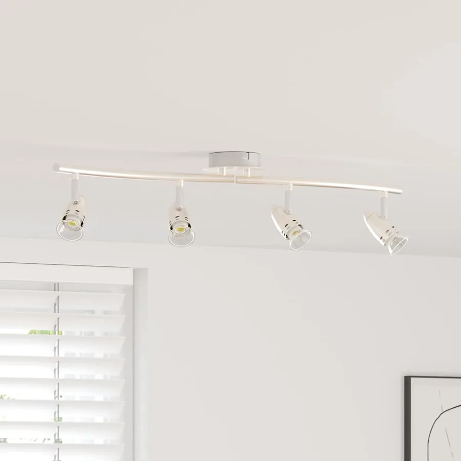 Spot de plafond Nickel 61 x 10 x 12,5 cm Métal