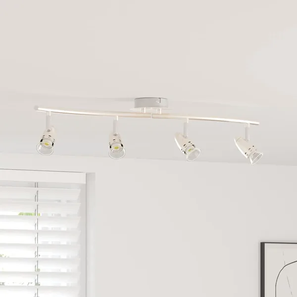 Spot de plafond Nickel 61 x 10 x 12,5 cm Métal