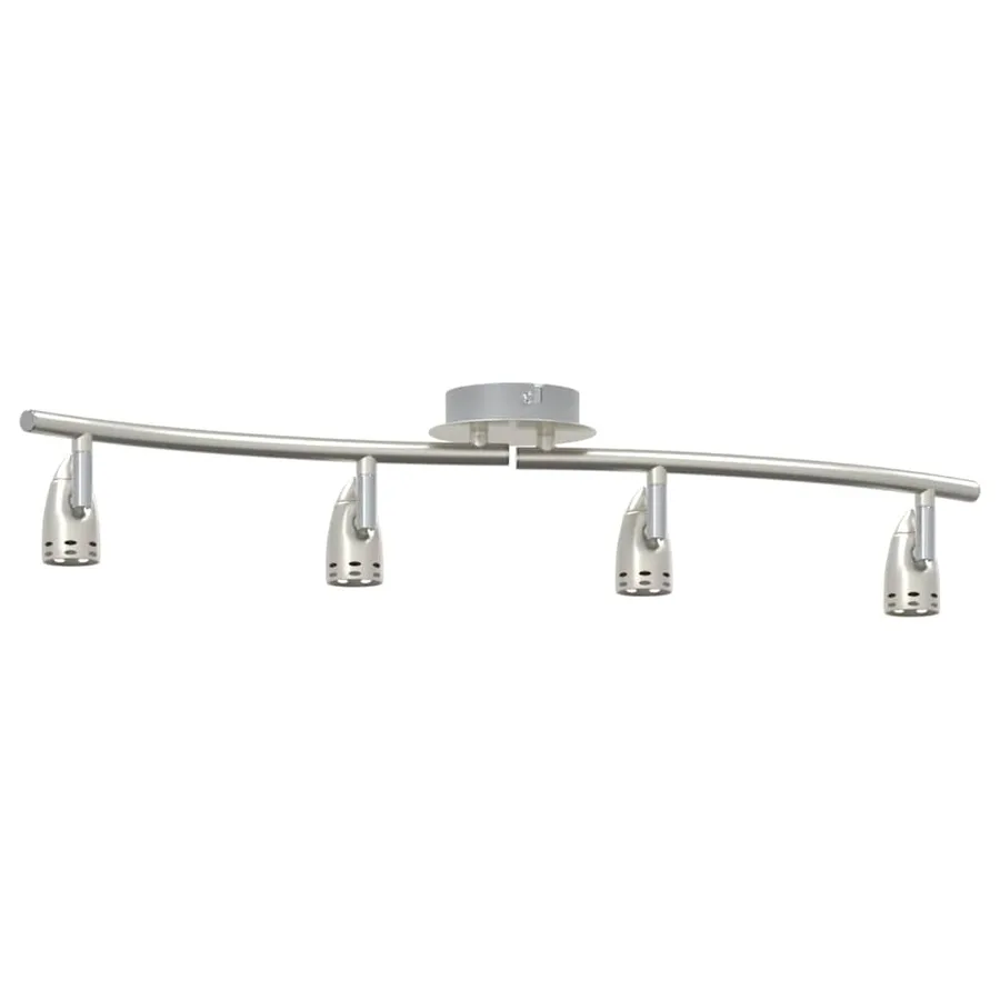 Spot de plafond Nickel 61 x 10 x 12,5 cm Métal - 5