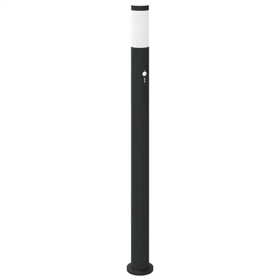Bornes lumineuses avec détecteur lot de 3 110 cm acier inoxydable IP44 - 4