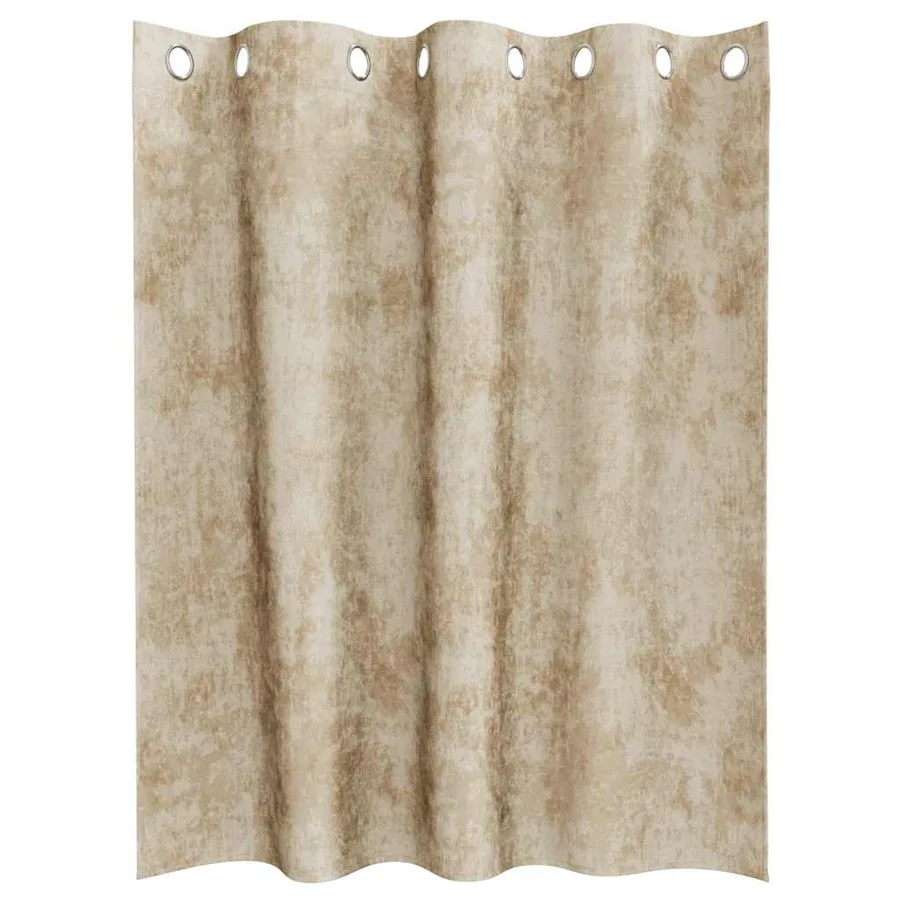 Rideaux en velours 2 pcs Crème 140 x 140 cm Velours - 4