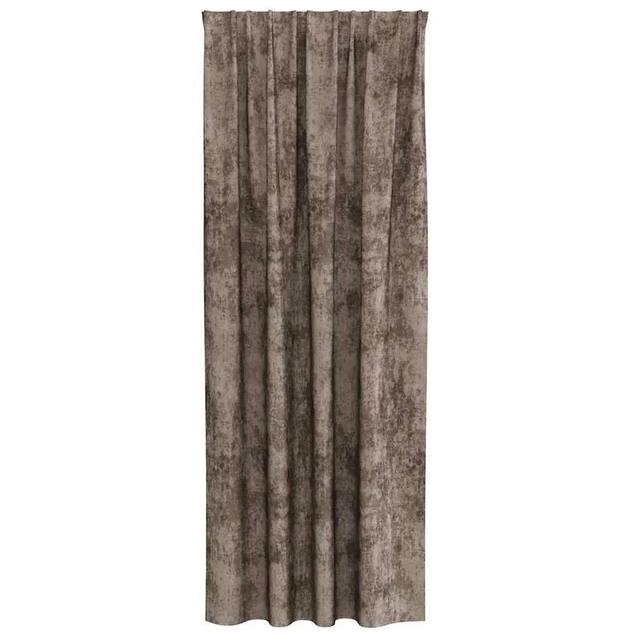 Rideaux en velours 2 pcs Cappuccino 260 x 140 cm Velours - 4