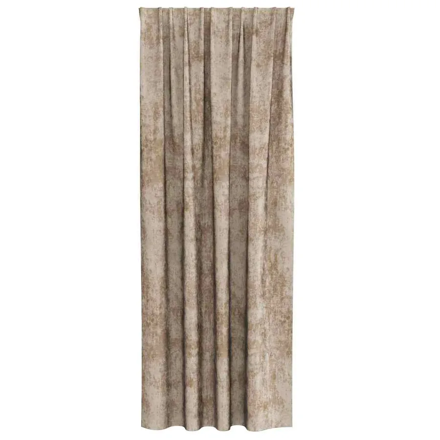 Rideaux en velours 2 pcs Champagne 245 x 140 cm Velours - 4