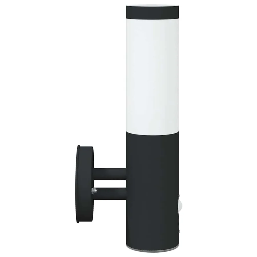 Applique Murale Extérieure 2 pcs Noir 15 x 7,5 x 33 cm - 6