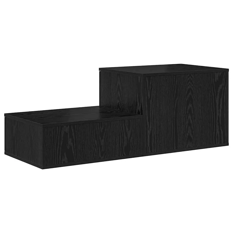 Armoire de rangement 2 pcs Chêne noir 127 x 41 x 40 cm - 9