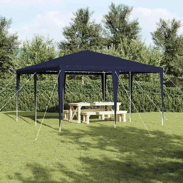 Tente de fête Bleu 400 x 400 x 266 cm Polyéthylène et acier