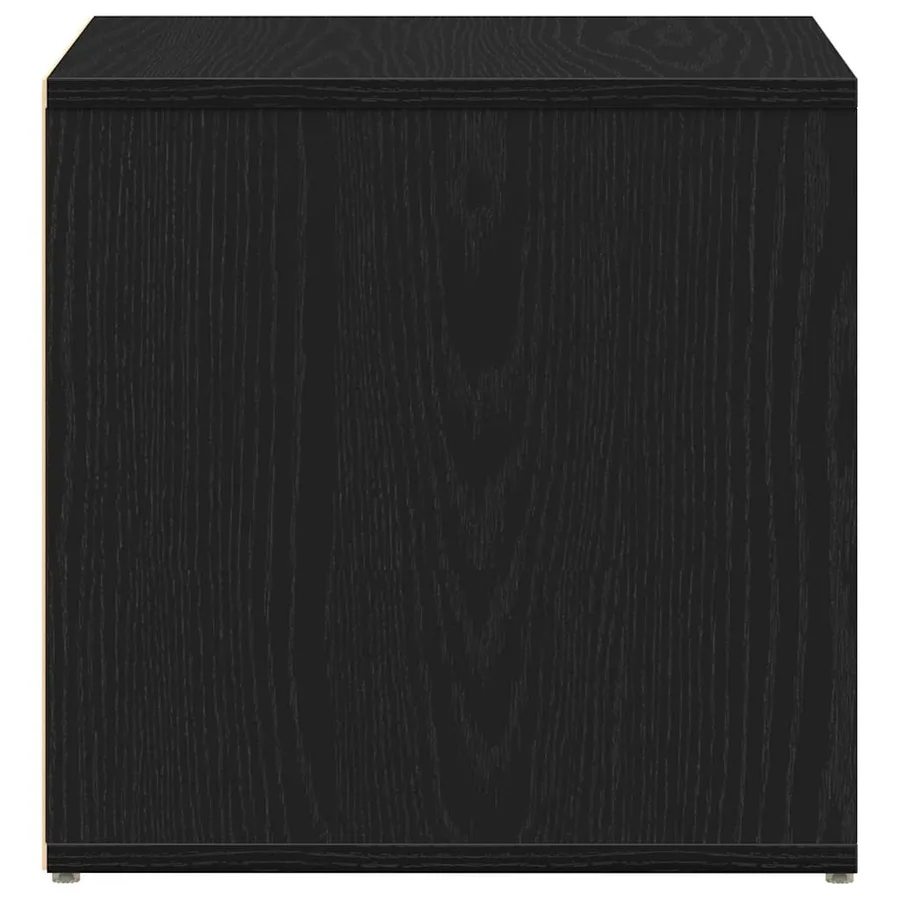 Commode Chêne noir 40,5 x 40 x 40 cm Bois d'ingénierie - 7