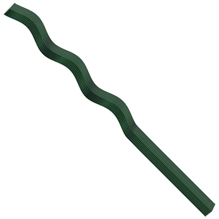 Soutien de plante 50 pcs Vert 110 x 0.6 x 0.6 cm Acier - 9